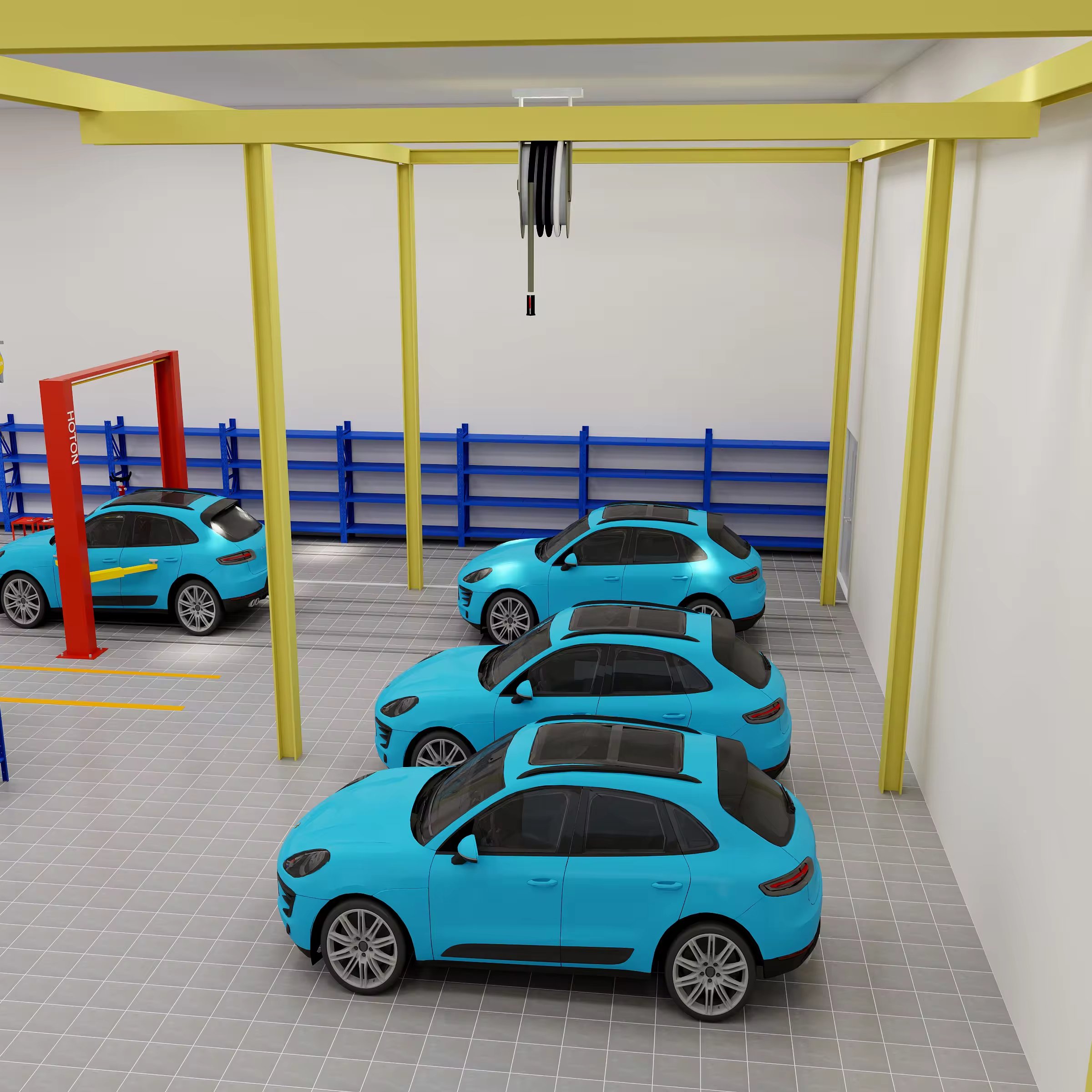 SKD Car Assembly Line Single Line Design and Equipment